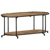 VidaXL TV Stand 100x42x40 Cm Solid Raw Mango Wood, TV Bench, Hi-fi Cabinet, TV Console, TV Buffet, Multimedia Cabinet, 4013488