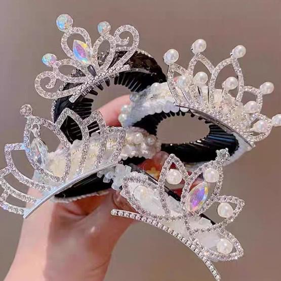 Coroniță de Păr cu Pene pentru Fetițe – Accesoriu de Păr pentru Zi de Naștere și Sărbători