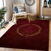 Lord Rings Symbol Carpet Suitable for Outdoor Foyer Living Rooms Entryway Antislip Carpet Anime Office Decor Spiritual Gift