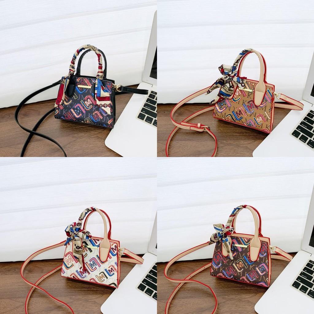 Printed Letter M Shoulder Bag Children Outdoor Leisure Fashion Crossbody Bags
