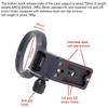 iShoot Metal Camera Tripod Mount Tripod Mount Lens Support Lens Bracket Tripod Socket for Canon RF Quick Release Plate with Screw Holes at the