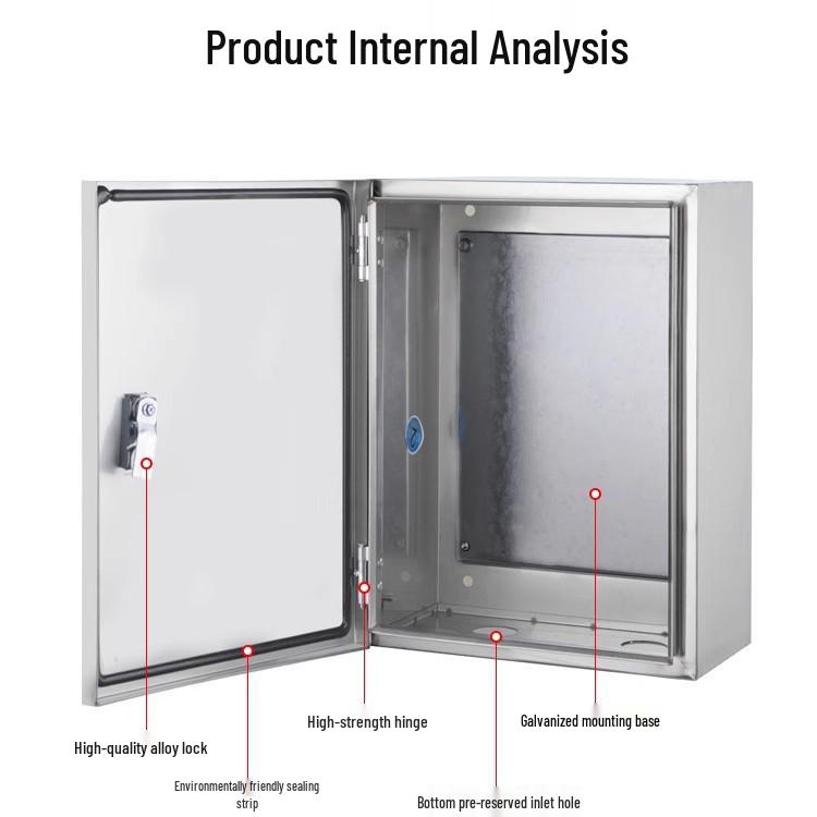 304 Stainless Steel Indoor Electrical Control Box - Dustproof Power Cabinet & Meter Box