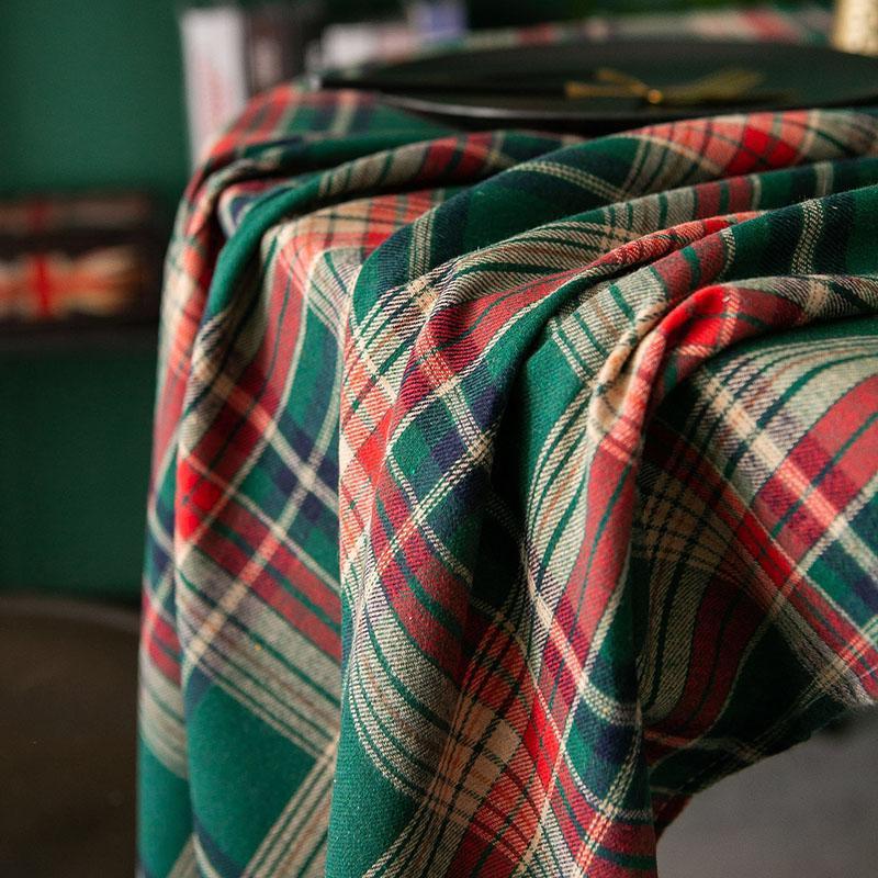 Christmas Decor Fat Fabric Bundles Buffalo Plaid Fat Quarters Square Charm Yarn-Dyed Checked Quilting for DIY Crafting Sewing