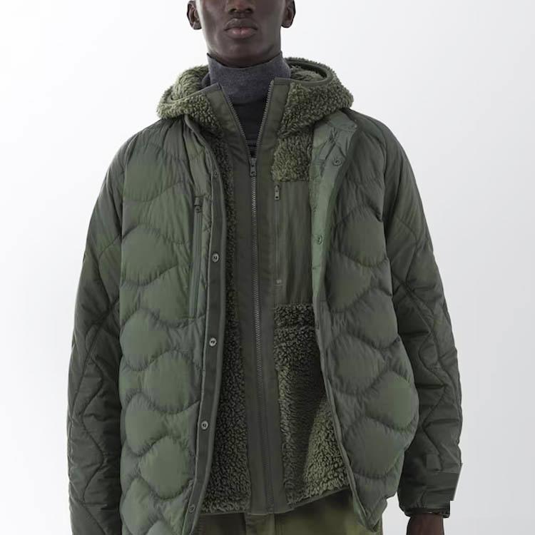 UNIQLO x White Mountaineering Collaboration FW23 Puffer Jacket Unisex Olive 459677-56