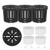 4Pcs Aquatic Plants Fixed Set Aquarium Plant Fixed Basket with Suction Cup Fish tank Aquatic Plant Holder Landscape Accessories