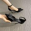 Women's WD 2024 Summer High Stiletto Heels - Comfortable All-Day Wear, Versatile One-Strap Design