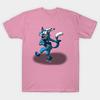 T Shirt Women Happy Dancing Wildcat Harajuku Print Kawaii Tshirt Summer Short Sleeve Female T-Shirt Top Tee
