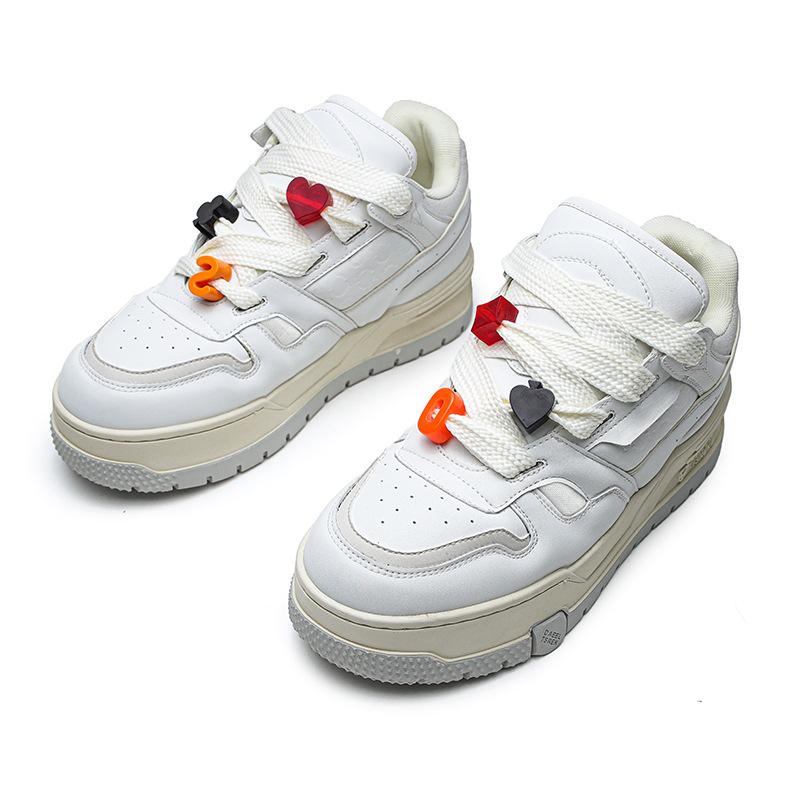 

Новые кроссовки на массивной платформе, универсальные, повседневные, маленькие белые кроссовки, кроссовки-панда, обувь для пары 44 белый