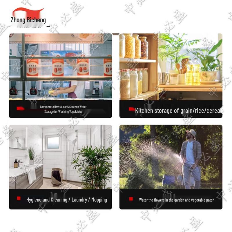 Robuster tragbarer Wassereimer aus Edelstahl