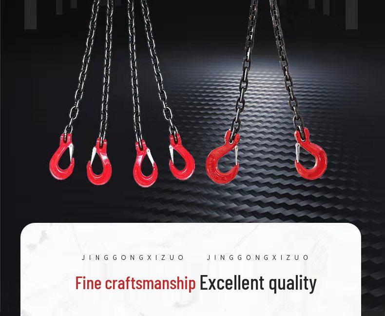 G80 Manganese Steel Lifting Chain Sling with Hook
