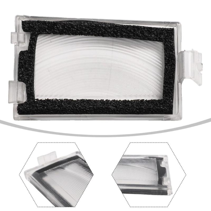 Rear License Plate Lamp Cover Precise Fit High Brightness IP67 Waterproof Polycarbonate Housing 68020954AB 68020955AB