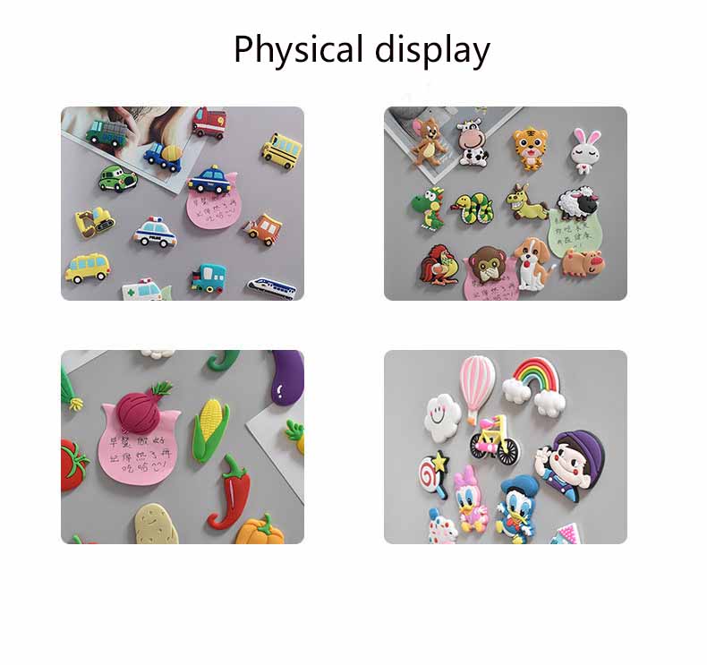 6Pcs Creative Cartoon Car Fridge Magnets For Kids Small Size Magnetic Fridge Magnet Transportation Magnets