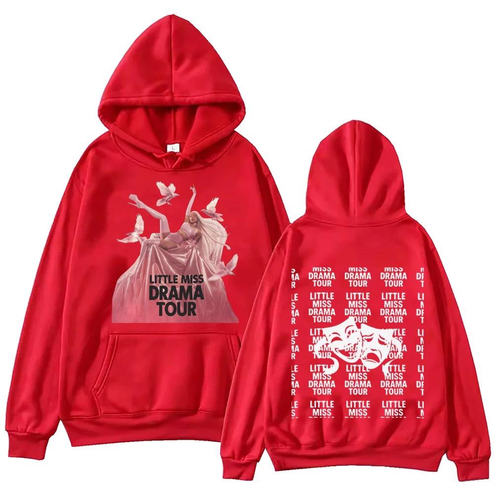 2026 Am I the Drama Cardi B Little Miss Drama Tour Hoodie Man Woman Harajuku Hip Hop Pullover Tops Sweatshirt Gift
