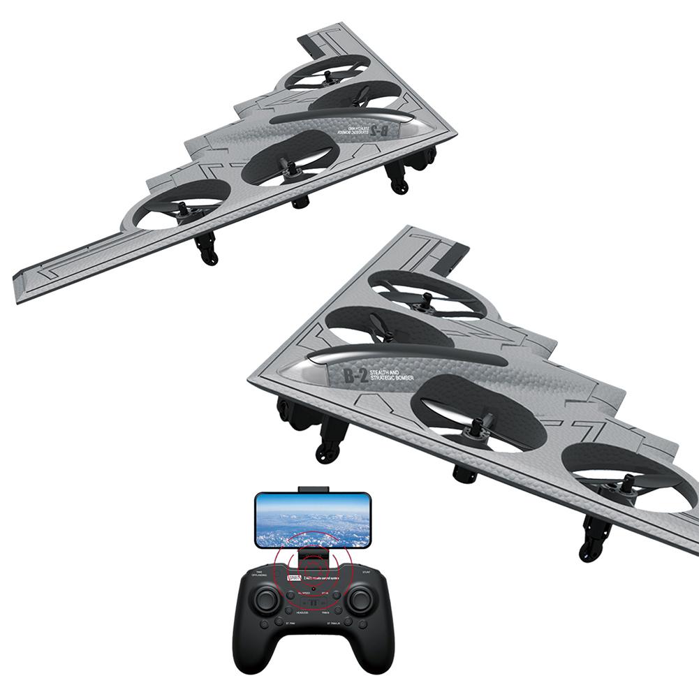 B2 2.4GHz RC Plane 360° Flip Remote Control Bomber Airplane With LED Light Gifts For Beginners Boys Girls
