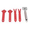 5 Stück Dichtwerkzeug Dichtmittel Fugenmasse Entferner Schaber Set Kit für Reparatur Reinigung