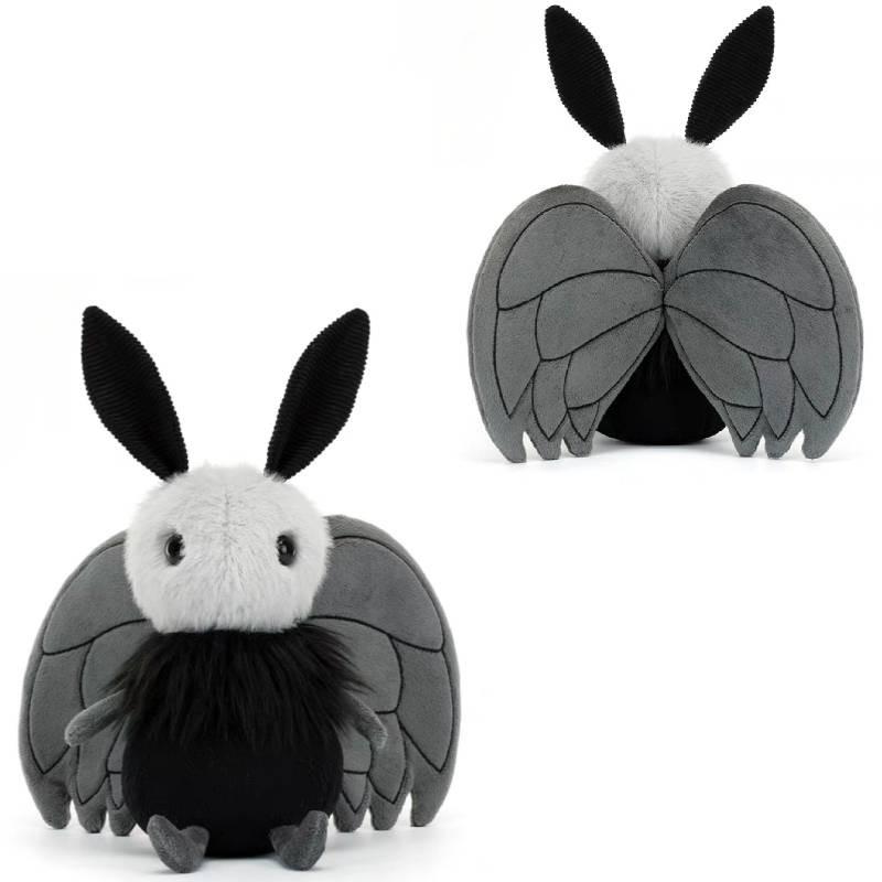Adorable 20cm Moth Plush Doll Cute Soft Toy Decorative Stuffed Animal