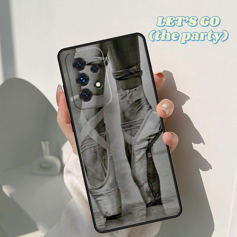 Ballerina En Pointe Ballet Slippers Shoes Dance Dancer case For Samsung A42 A31 A40 A51 A71 A32 A80 A91 A52 A72 A50 A70 A11 A12