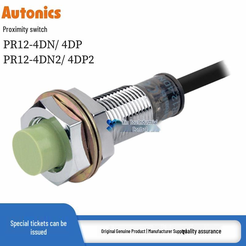 Autonics PR12 Proximity Switch Sensor - Models PR12-4DN, 4DP, 4DN2, 4DP2 (Original).