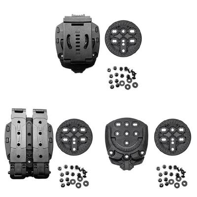 3 Arten Taillenclip Tek-Mount Holster Molle Zubehör Scheide Holster Ausrüstung
