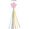 LOGOFUN 2 Stück Rosa Sternband Autoantennenaufsätze 8cm zur Auto-Dachdekoration für Outdoor-Reisen und den täglichen Gebrauch