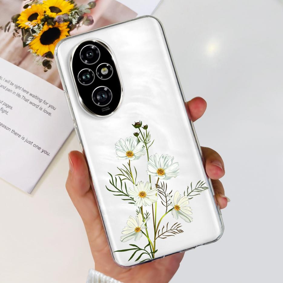 For Honor 200 Pro Case ELP-AN00 New Fashion Painted Cover Clear Silicone Phone Cases For Honor 200 Lite Honor200 Pro Soft Fundas