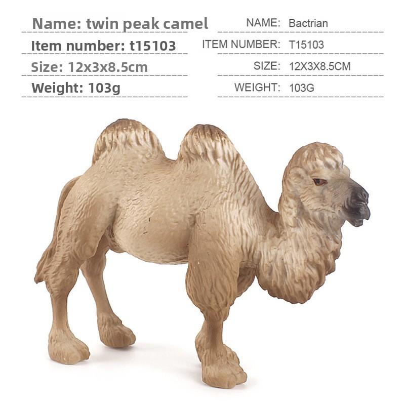 Wildlife Pvc Model Collection With Realistic Desert Camels For Classroom Decor