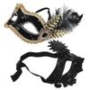 Masquerade Mask for Girls, Comfortable Fit with Glamorous Side Decorations