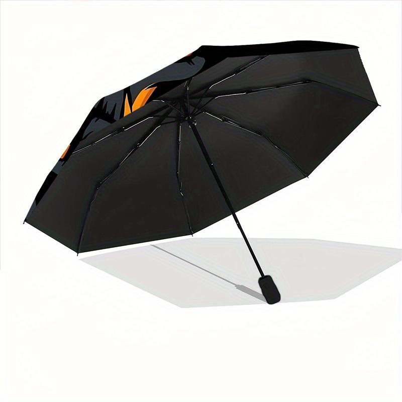 1pc Doberman, Totem Automatic Open/close, All-Season Portable Folding Umbrella, Travel, Everyday, Formal Events070