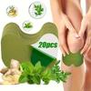 Mugwort Herbal Knee Patches, Warming Joint Care Plaster, Breathable Patch for Knee Shoulder Neck, Relieve Muscle & Joint Discomfort