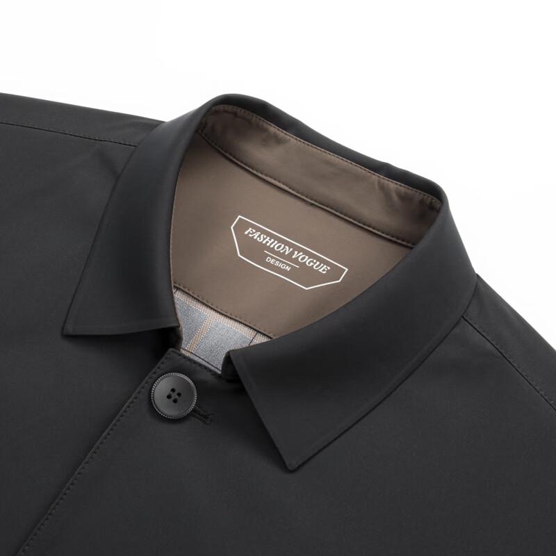 Fengmao Men's Business Casual Mid-Length Jacket