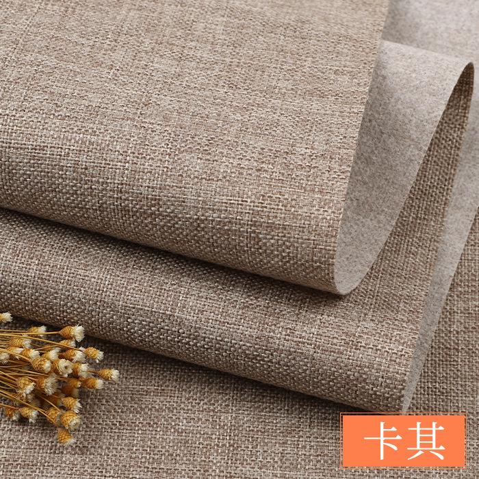 Dustproof Cloth Canvas Sofa Background Cloth Linen Cloth Fabric 100cm*150cm Cotton Linen Thickened Solid Color Fabric