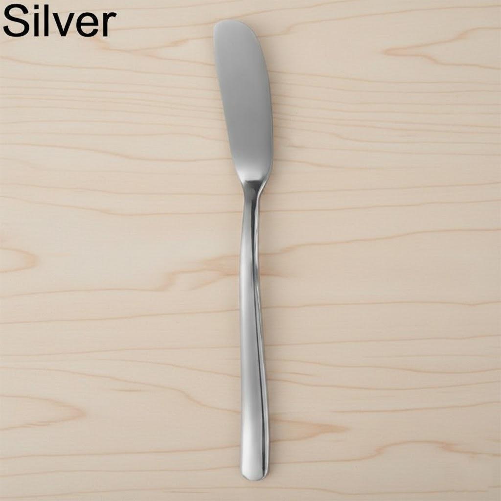 Stainless Steel Butter Knife Cheese Spreader Dessert Jam Knife Kitchen Tool Bread Toast Cream Cutlery Gadget