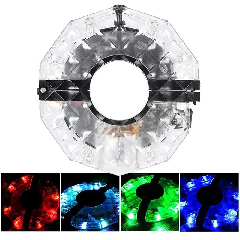 

Bicycle Spoke Light Bike Wheel Lights LED Rechargeable Bike Scooter Warning Lamp RGB Colorful Night Cycling Signal Lamp