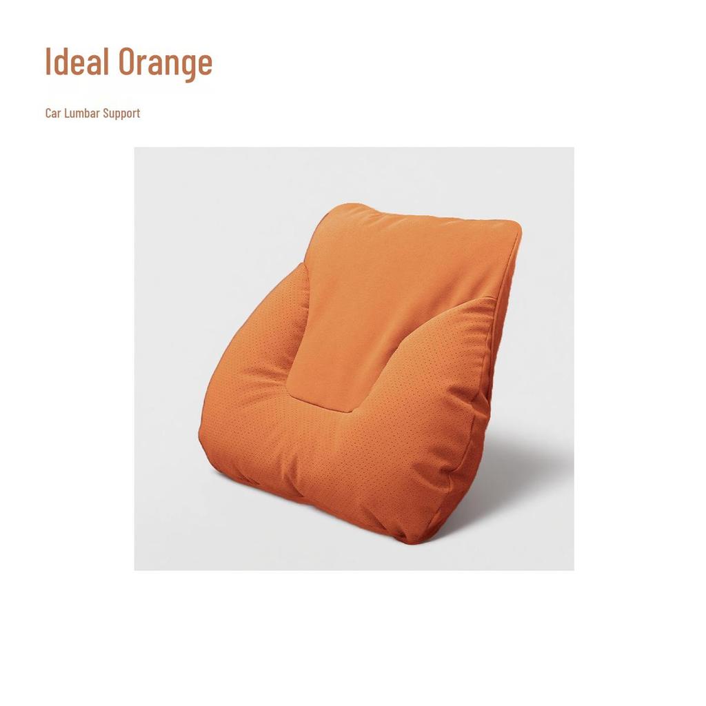 Cute S-Class Car Headrest and Lumbar Support Pillow for Comfort