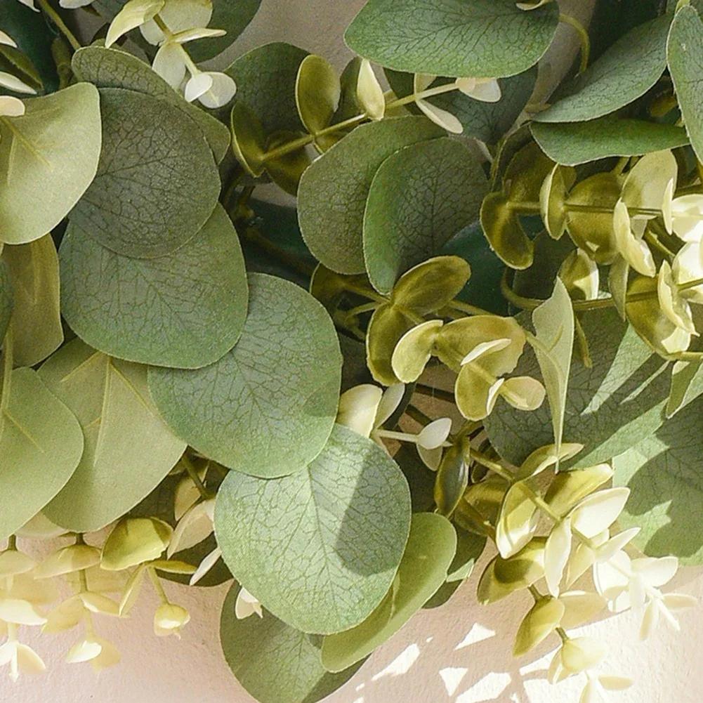 Simulation Eucalyptus Garland for Home Decor Lifelike Leaves for Weddings Bedrooms Living Rooms and Dining Areas