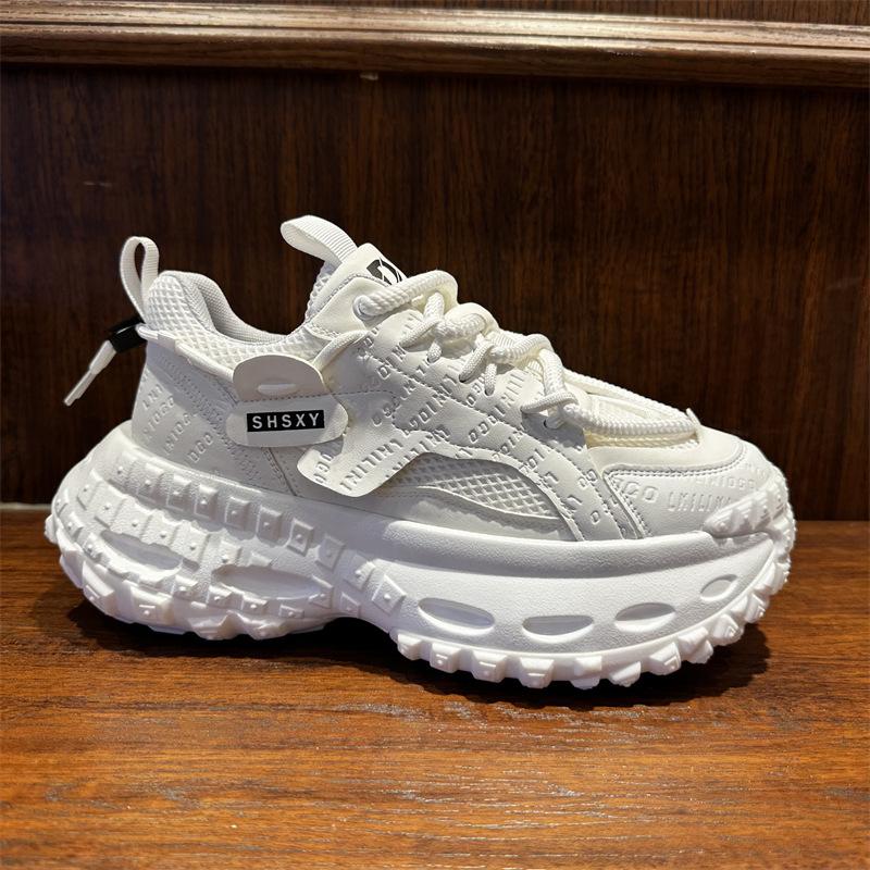 Spring new platform sports and casual shoes breathable mesh dl 38