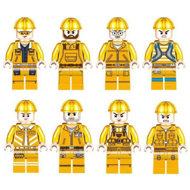 Compatible With Lego Small Particle Building Block Doll Three Kingdoms Doll Series Ancient Chinese Military Puppet Children'S Assembly