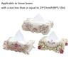 New Lace Fabric Tissue Box Cover Pastoral Style Embroidery Table Tableclot Vintage Hollow Table Runner Home Decor