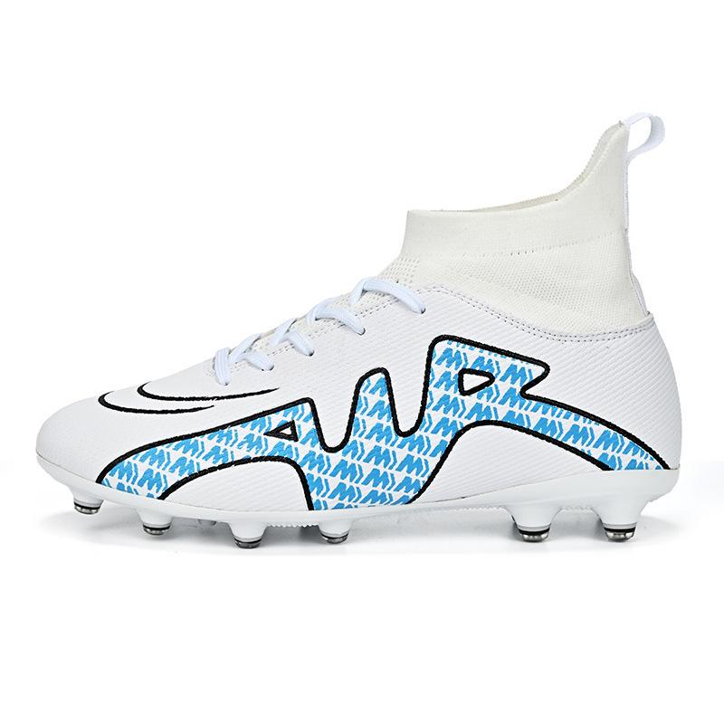 High-top Shoes Large-size Football Training Outdoor Youth Fashion Non-slip Men and Women Nails Long Broken 23 Breathable Price