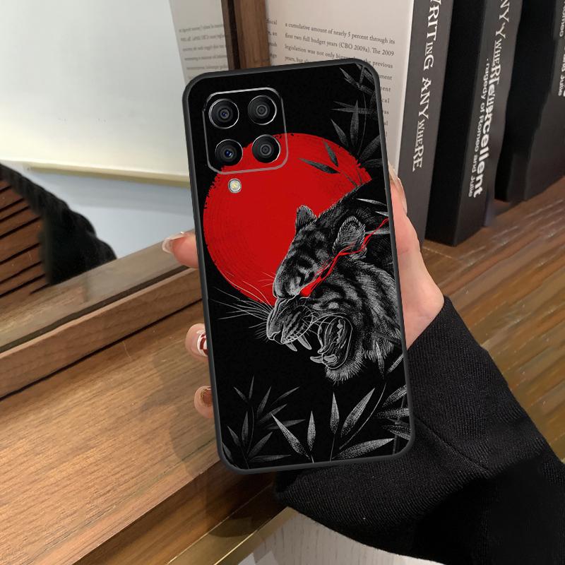 Tiger Red Sun Japan Art Case For Samsung Galaxy M13 M53 M51 M31 M11 M14 M34 M54 M12 M32 M52 M16 M36 M56 M15 M35 M55