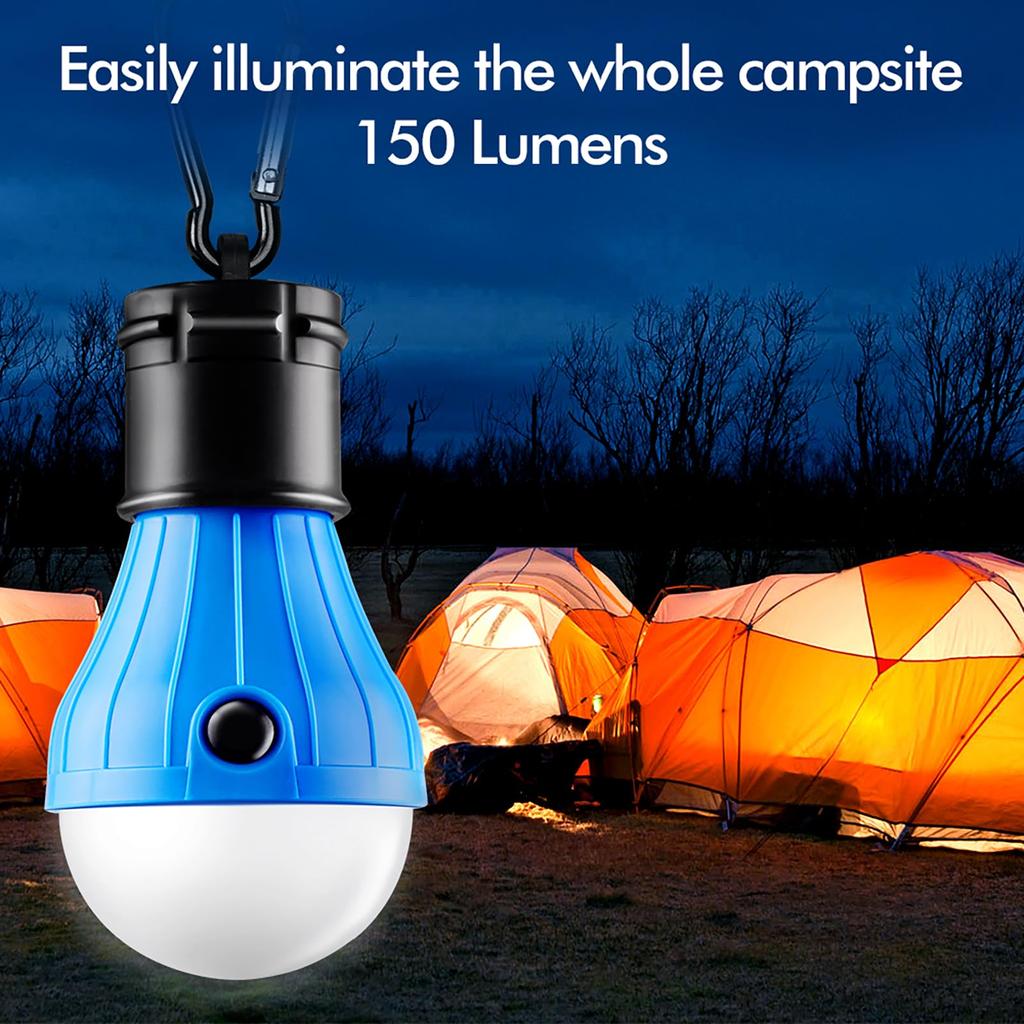 Outdoor Camping Tent Light Portable Lantern LED Bulb Outdoor Hanging Soft Light SOS Emergency Travel  Lamp Use AAA Battery
