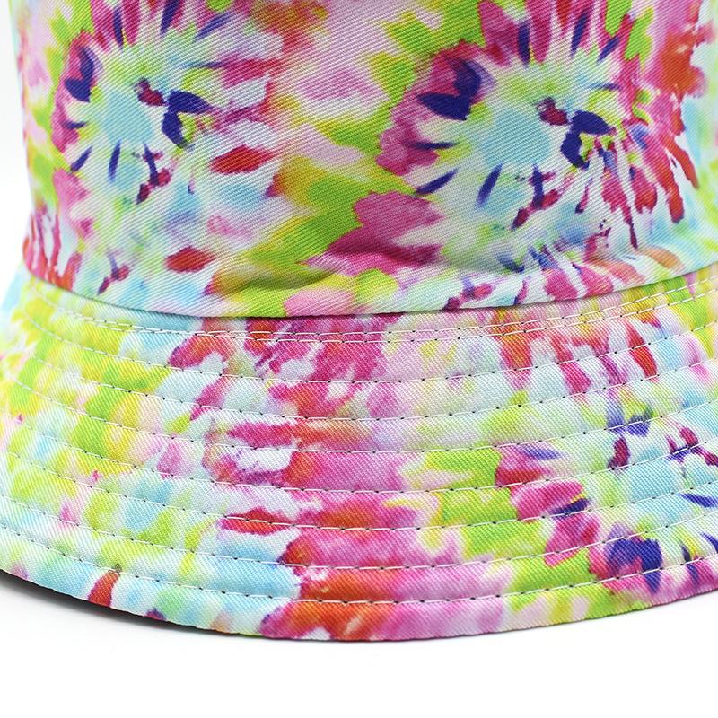 3D Printed Men'S Casual Bucket Hat Versatile Flat Top Wide Eaves Women'S Sunshade Bucket Hat