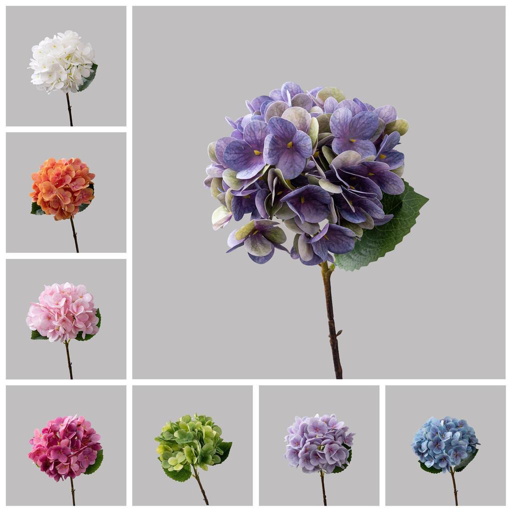 Hydrangea Faux Flower - Realistic Wedding Decoration with INS Style