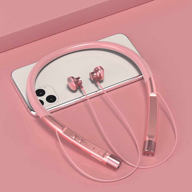 

Wireless Neckband Bluetooth Earphones - Long Standby, Dual Ear, High Sound Quality, Universal for All Mobile Phones Official Warranty, 730 Days