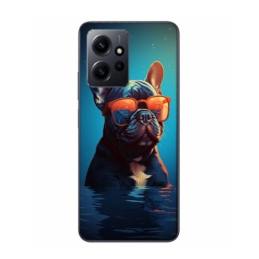 French Bulldog Dog Pug Luxury Phone For Xiaomi Redmi Note 14+ 13 K70 Pro Plus Redmi 13C 14C 12C 12 10 10A 10C 9 9A 9C 9T 8 8A Co