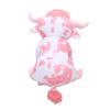 Pink Cow Plush Toy Cute Highland Cattle Stuffed Animal Doll for Kids Boys Girls Valentine Day