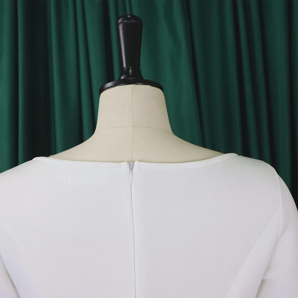 D346 Women's 2023 Summer Solid Color Evening Dress - Elegant Big Swing Skirt