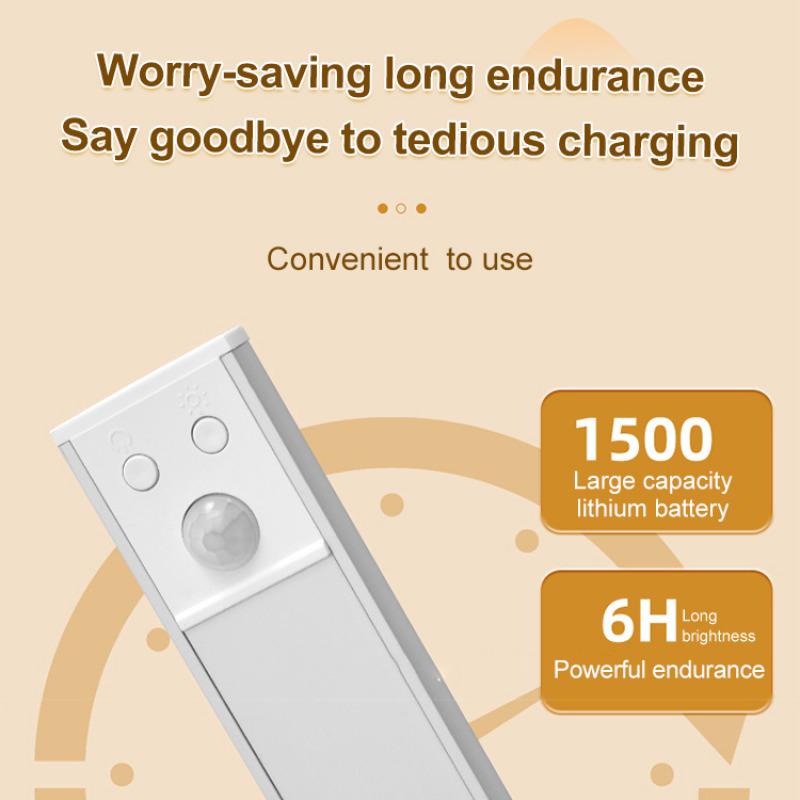 Intelligent Wireless Sensor Lamp Corrugated Cabinet Lamp Induction Charging Wardrobe Lamp/Intelligent Induction Lamp Body