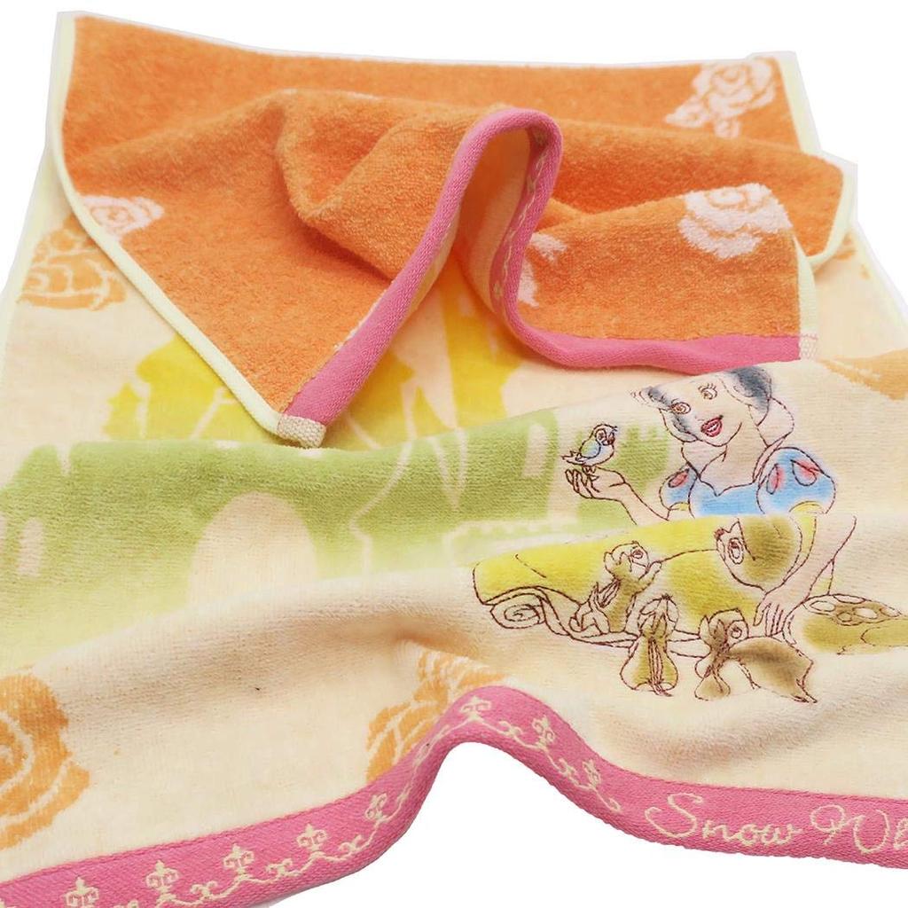 Marushin Disney Snow White Face 34 X Water 2005084700 Towel, 80cm, Snow, 100% Cotton,