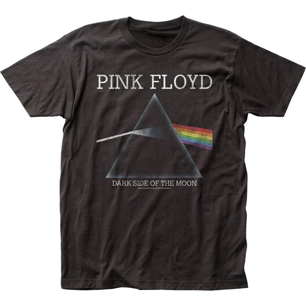 

Pink Floyd The Dark Side of the Moon Потертая Рок-футболка Черная S-4XL Унисекс Футболка M
